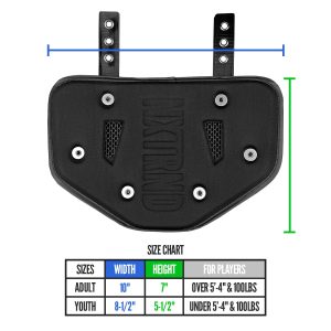 B-PLATE® Football Back Plate Gold