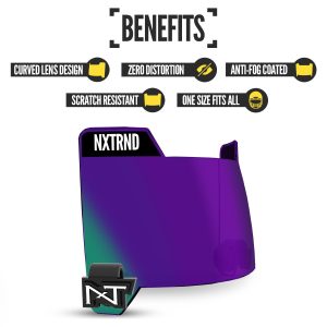 VZR3® Football Visor Purple