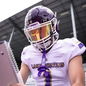 VZR1® Football Visor Clear Gold