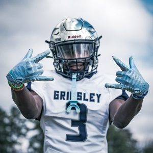 G1® Youth Football Gloves Columbia Blue