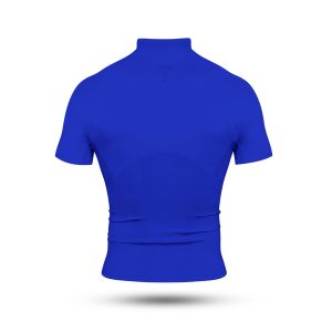 Nxtrnd Core Turtleneck Compression Short Sleeve Blue