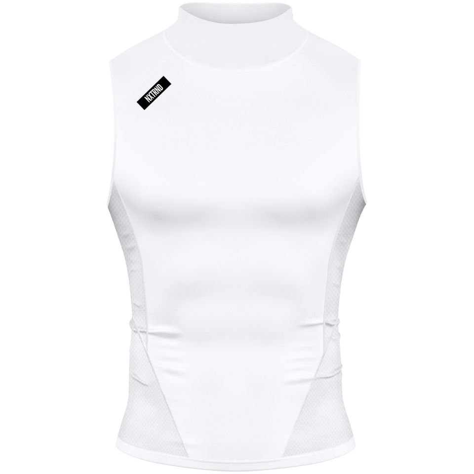 Nxtrnd Core Turtleneck Compression Sleeveless White