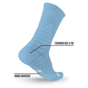 Crew Socks Columbia Blue (3-Pairs)