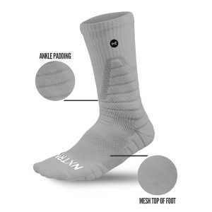 Crew Socks Grey (3-Pairs)