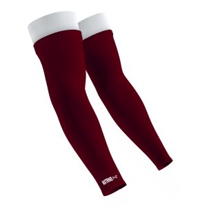 Double Arm Sleeves Maroon (1 Pair)