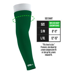 Double Arm Sleeves Dark Green (1 Pair)