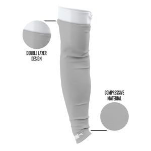 Double Arm Sleeves Grey (1 Pair)