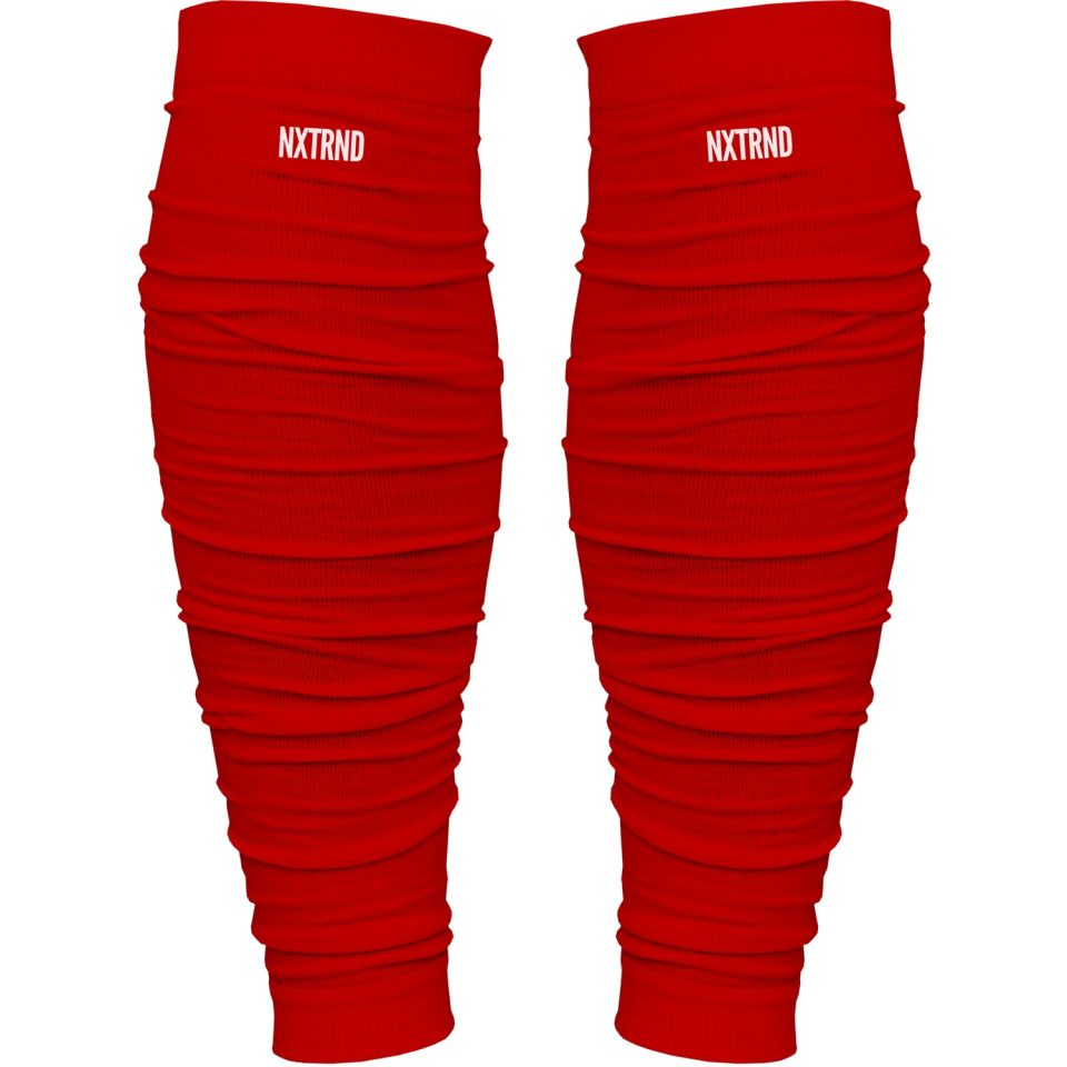 Scrunch Football Leg Sleeves Red