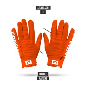 G1® Youth Football Gloves Orange