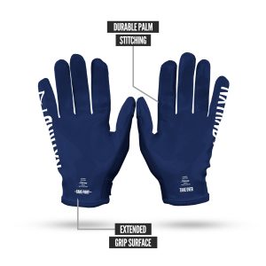 G1® Youth Football Gloves Navy Blue