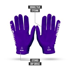 G1® Youth Football Gloves Purple