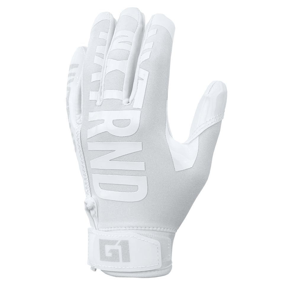 G1® Youth Football Gloves White
