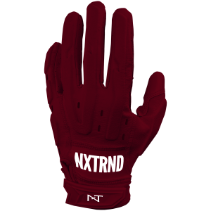 G3® Pro Padded Football Gloves Maroon