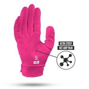 G3® Pro Padded Football Gloves Pink