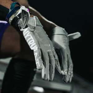 G1® Youth Football Gloves Grey