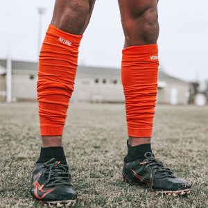 Scrunch Football Leg Sleeves Orange