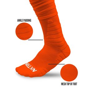 XTD® Scrunch Football Socks Orange