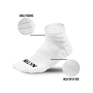 Quarter Socks White (3-Pairs)